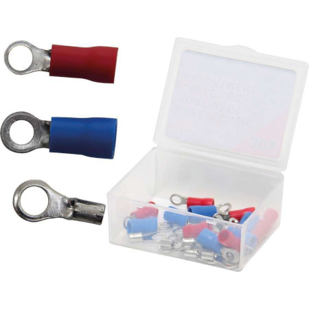 Konektory elektryczne 30 szt., z oczkiem