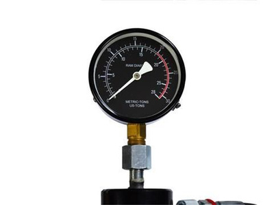 Prasa hydrauliczna z manometrem 20T z pompą nożną