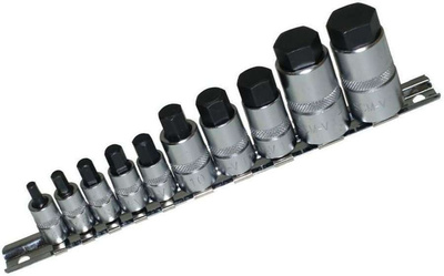 Nasadki imbus  4-19 mm, 10 szt.