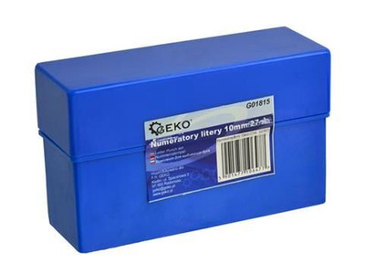 Numeratory litery 10mm/27el.