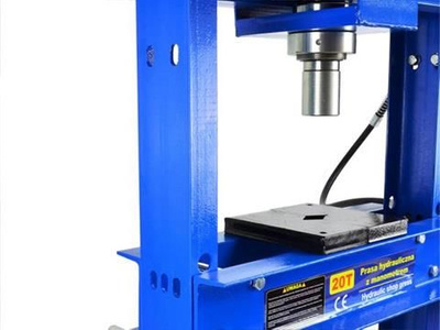 Prasa hydrauliczna z manometrem 20T z pompą nożną