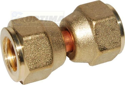 Adapter / Króciec Żeński 1/4"SAE x Żeński 1/4"SAE (1szt.)