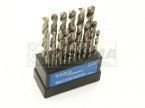 Komplet  wierteł do metalu 1-13mm na 25el.