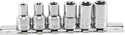 Nasadki Torx Plus EPL  6-12 mm, 1/4", 6 szt.