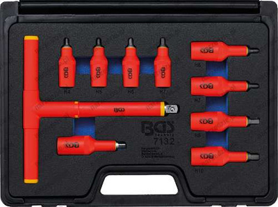 10 Narzędzi izolowanych 1000V 3/8"+1/2", imbus