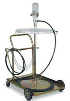 Mobilny Zestaw Smarownicy Pod Beczkę 180-200kg (Pompa 50:1 Dł. 940mm, Pistolet, z Adapterem z i Przewodem 2m)