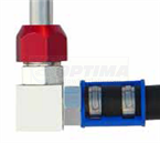 Łącznik Przewód Aluminiowy z Przewodem Gumowym 90 Stopni 1/2" (12,7mm) - #9