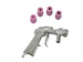 Pistolet do piaskowania + 4 dysze