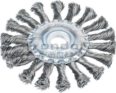 Szczotka druciana boczna 115 mm, stal