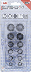 Nasadki - adaptery do wykręcania uszkdzonych śrub, 12 cz.