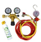 Zestaw do testowania szczelności  klimatyzacji azotem/ hydrogenem 16bar