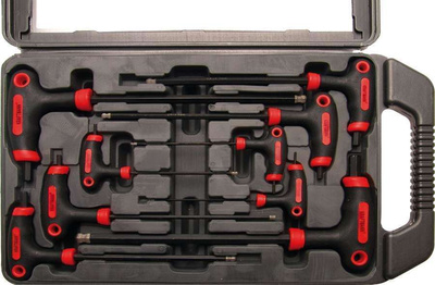 Klucze imbus 2-10 mm typu T,  9 szt.