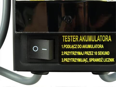 Tester analogowy do sprawdzania akumulatorów 6/12V