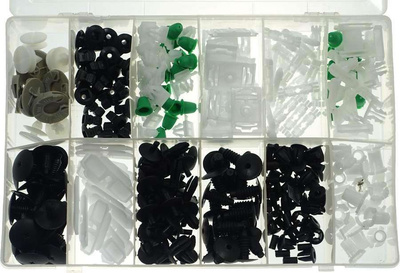 Spinki tapicerskie uniwersalne, 255 cz.