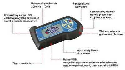 TPMS Connect Evo - Urządzenie Do Obsługi Czujników Ciśnienia w Ogumieniu (Działa z Licencją 007935910260 lub 007935910270)