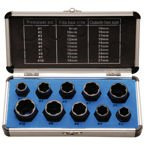 Nasadki wykrętaki 9-19 mm, 10 szt.