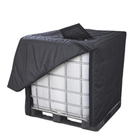 Ocieplana osłona termoizolacyjna na kontener IBC 1000 l z pokrywą górną