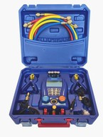 Cyfrowy manometr do klimatyzacji R1234yf R134a R32 + czujniki temperatury