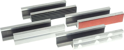 Nakładki aluminiowe do imadła. 125 mm, 8 szt.