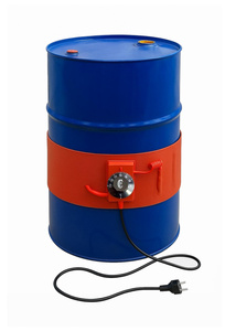 Silikonowy pas grzewczy ogrzewacz na beczę 200l 174x240mm 30-150°C CE