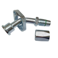 Końcówka hydrauliczna skręcana do klimatyzacji z kołnierzem na wąż DN22