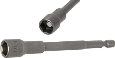 Bit 1/4" - nasadka długa, 10 mm