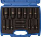 Nasadki długie  1/2", 10-32 mm, 14 szt.