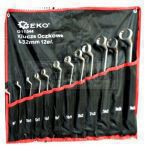 Klucze oczkowe 6-32mm 12el.płachta