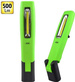 Latarka COB + LED,  500 lm, aku, z przegubem