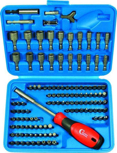 Wkrętak z bitami 122 cz., mieszane
