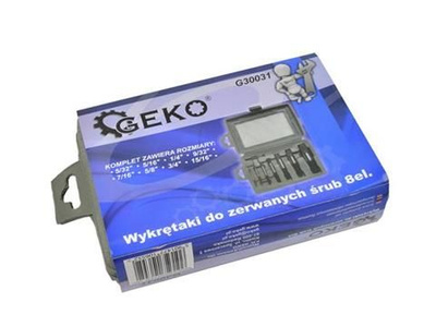 Wykrętaki do zerwanych śrub 8el.