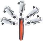 Grzechotka przegubowa.  1/4", 170 mm