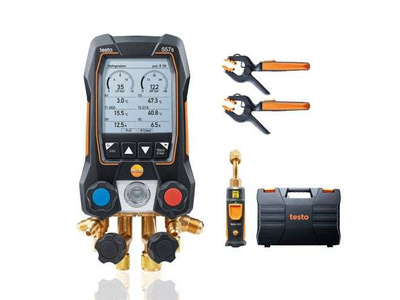 Elektroniczne manometry TESTO 557s z sondami