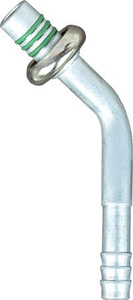 Złącze męskie spring lock 45 stopni  6 aluminium