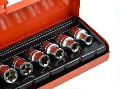 9el.kpl.nasadek torx E10-24,1/2 GEKO,walizka