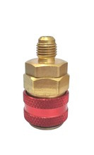 Szybkozłączka prosta HP do klimatyzacji na czynnik r134a 1/4SAE (7/16")