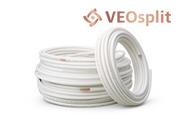 Rura miedziana w otulinie do klimatyzacji 3/8" 0,8mm 25mb rolka