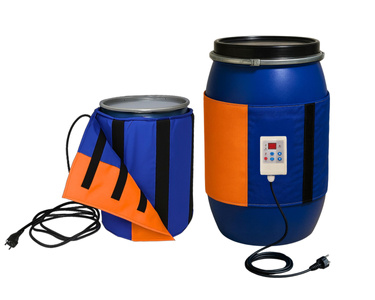 Płaszcz grzewczy do beczek 20L 25L 30L dł107x43cm z cyfrowym wyświetlaczem