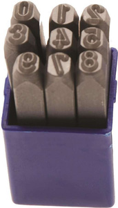 Numeratory - cyfry - wysokość  6 mm