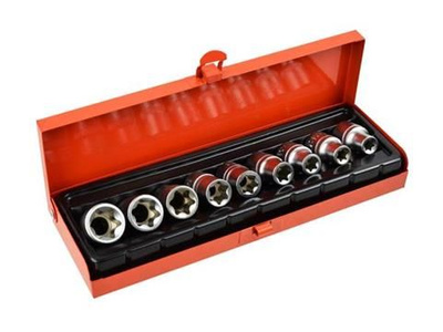 9el.kpl.nasadek torx E10-24,1/2 GEKO,walizka