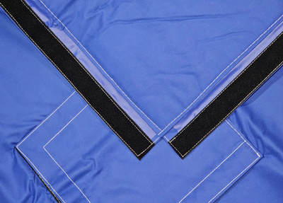 Termoizolacyjna osłona pokrowiec na kontener IBC 1000 l, z otworami 