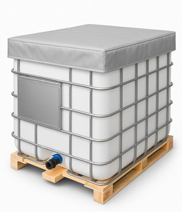 Ocieplana termoizolacyjna pokrywa na pojemnik ICB, paletopojemnik 1000l