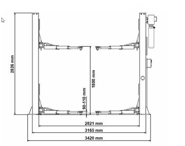 PODNOŚNIK 2-KOLUMNOWY UNI-LIFT PD-2A