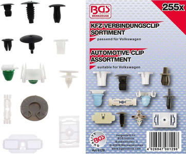 Spinki tapicerskie uniwersalne, 255 cz.