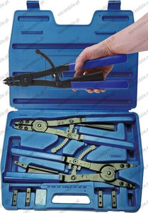 Szczypce seger uniwers. 420 mm, 7 szt.