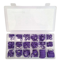 Fioletowe o-ringi do klimatyzacji zestaw 265szt klimatyzacja