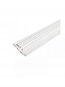 Lut twardy mosiężny otulony biały  LM-60 biały 2,0 50cm 1szt