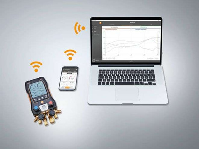 Elektroniczne manometry TESTO 557s z sondami