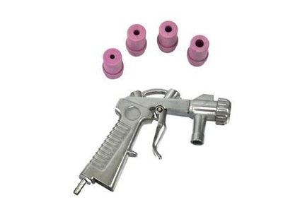 Pistolet do piaskowania + 4 dysze