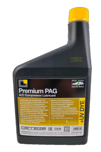 Olej Premium PAG z barwnikiem do klimatyzacji 1l